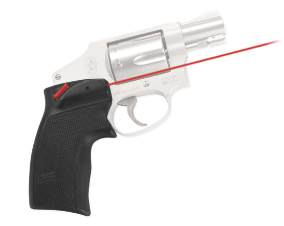 The Crimson Trace Defender for Taurus and Smith & Wesson revolvers is a red laser aiming device.
